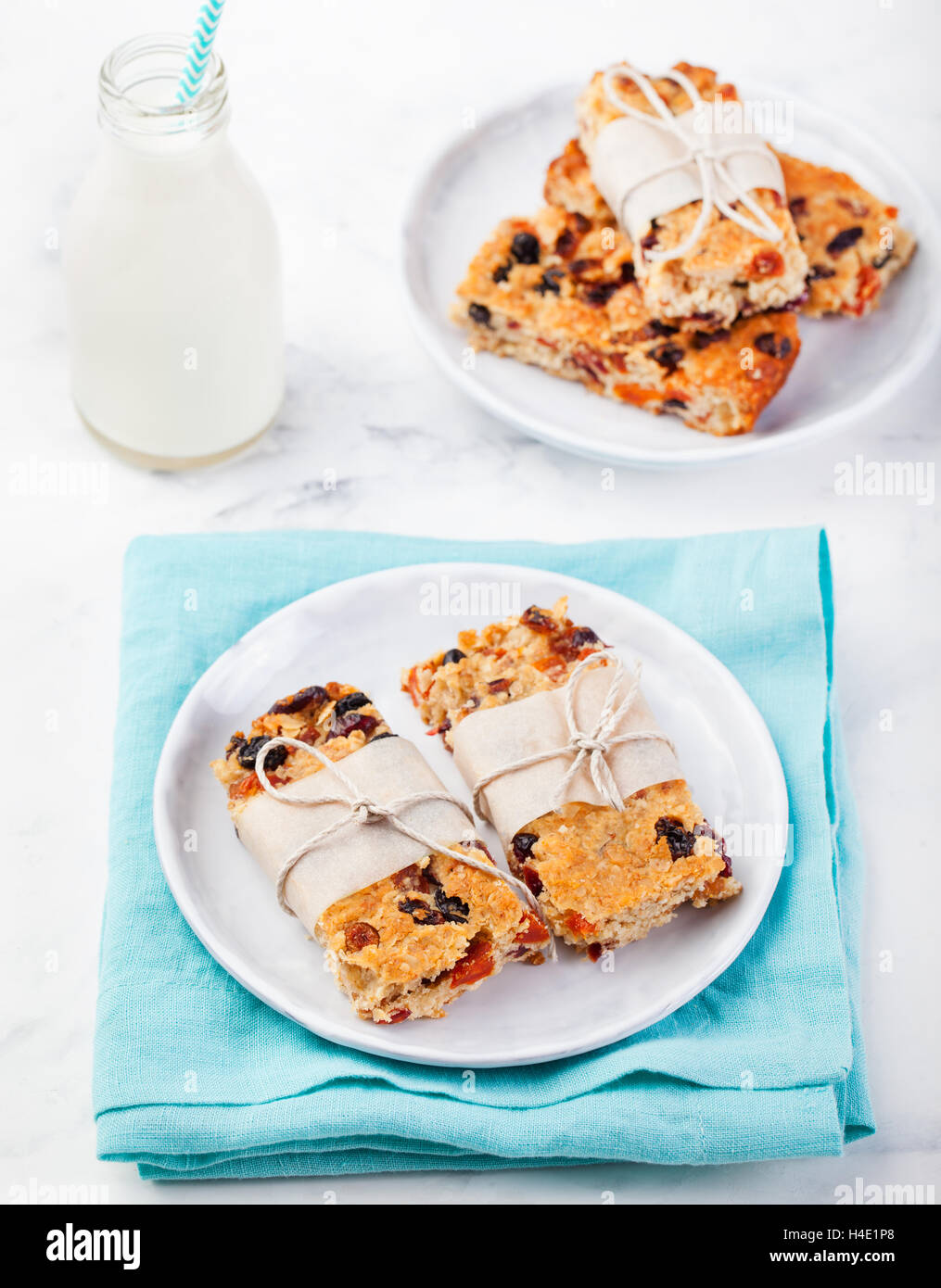 Granola, oatmeal, oat bars with dried cranberry Stock Photo Alamy