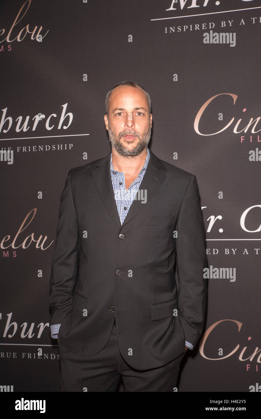 Brad Kaplan arrives at Premiere Of Mr. Church at Arclight Theater in