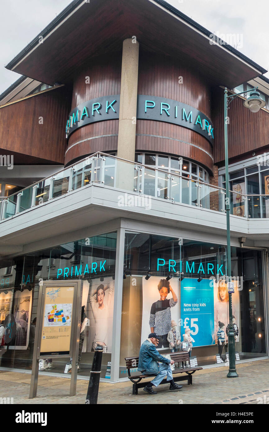 Primark Store Whitefriars Shopping Centre Canterbury Kent Stock Photo