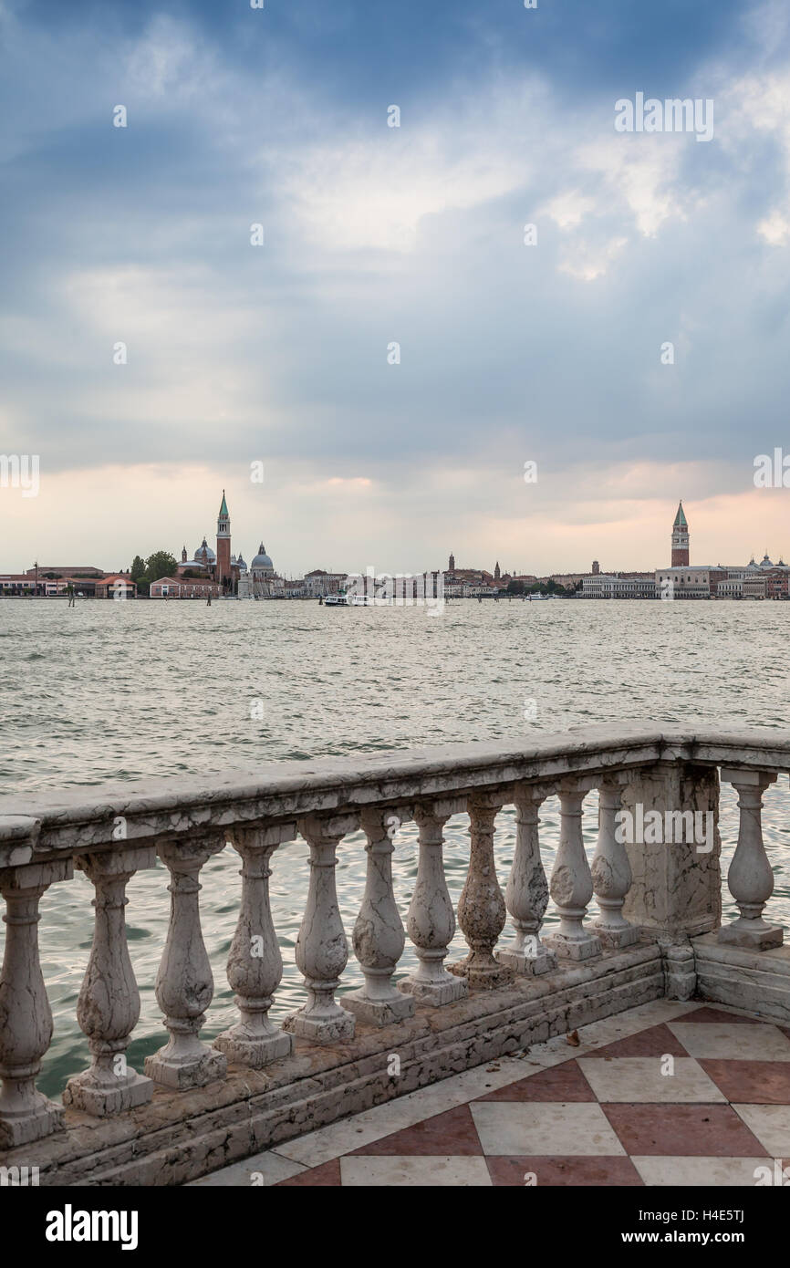 Venice panorama from the waterfront during a cloudy day Stock Photo - Alamy