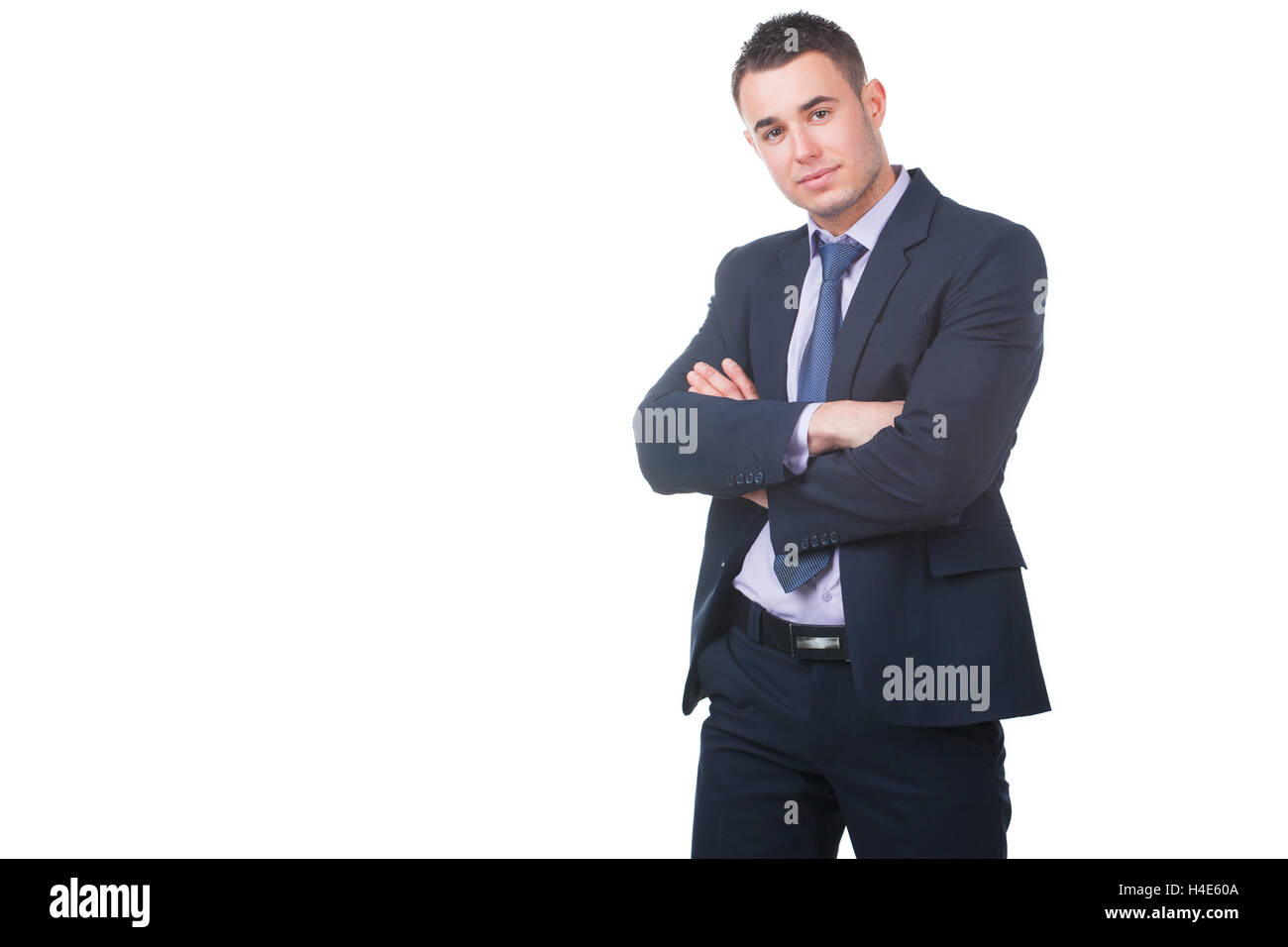 Handsome young businessman Stock Photo