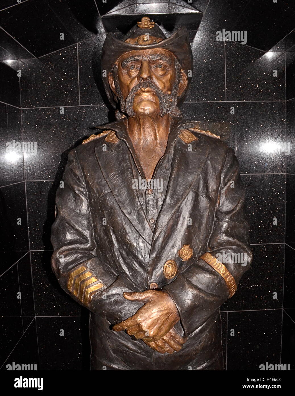 Lemmy Kilmister of Motorhead Memorial Statue Unveil at Rainbow Bar and  Grill on August 24, 2016 on August 24, 2016 Stock Photo - Alamy
