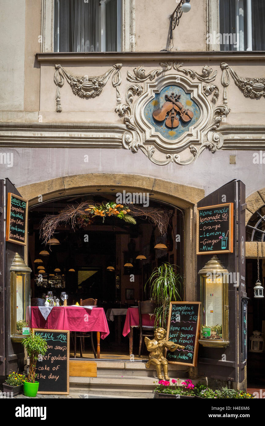 House of the three violins, Nerudova, Prague. It used to be the house of violin makers, or