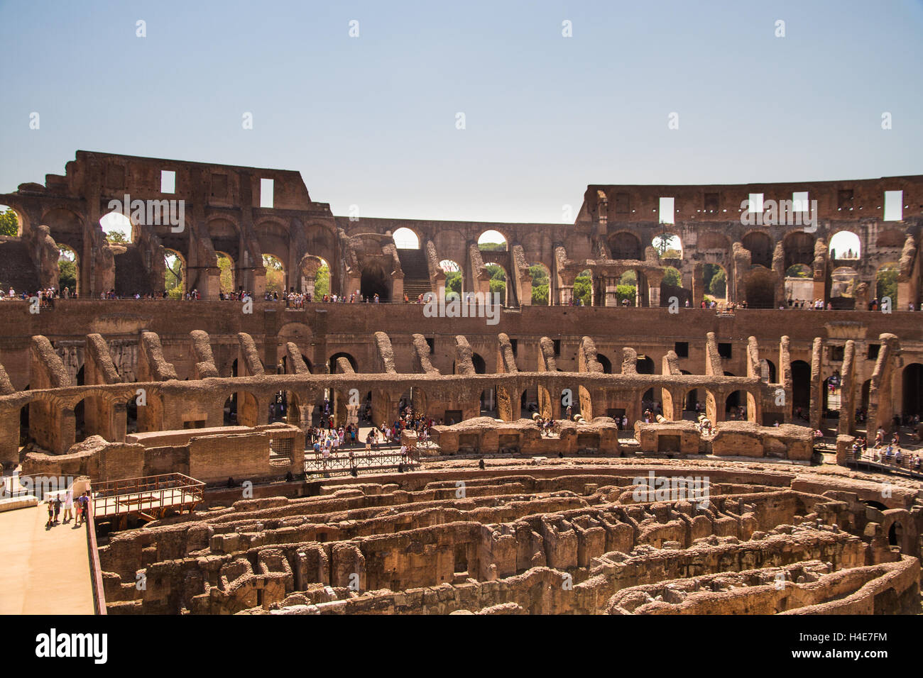 Coliseum Images ROME – AUGUST 26: Interior of Roman Colosseum or Coliseum Amphitheatre ...