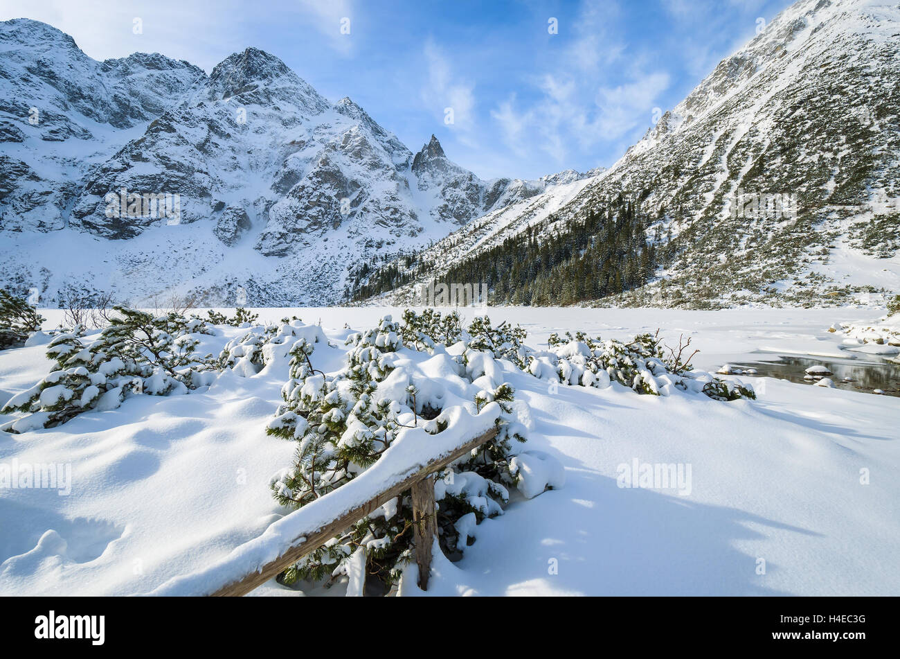 Covered With Snow Beautiful Morskie Oko Lake In Winter High Tatra covered-with-snow-beautiful-morskie-oko-lake-in-winter-high-tatra