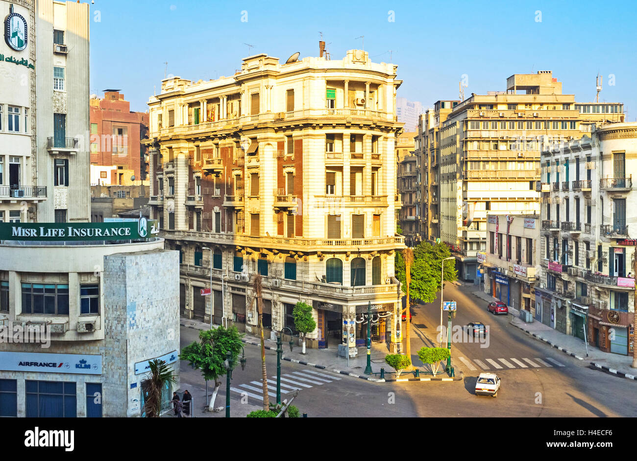 The Talaat Harb Square Was Built In French Style And The