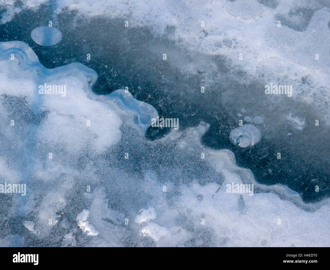 Abstract blue cold winter hi-res stock photography and images - Alamy