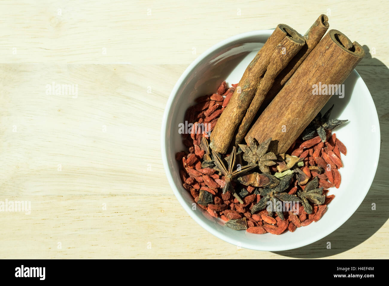 Traditional chinese dried herbs used for cooking Stock Photo Alamy