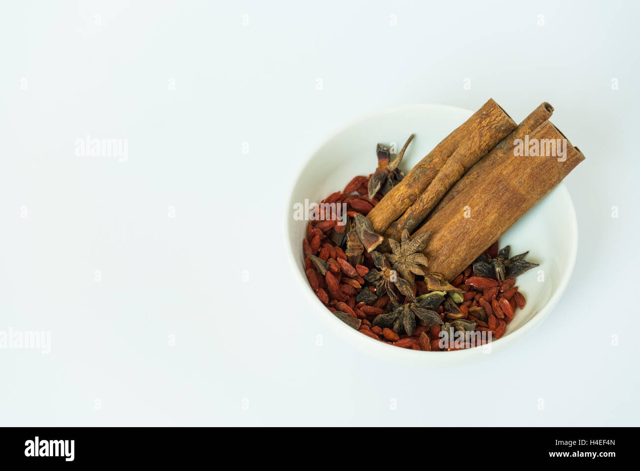 Traditional chinese dried herbs used for cooking Stock Photo Alamy
