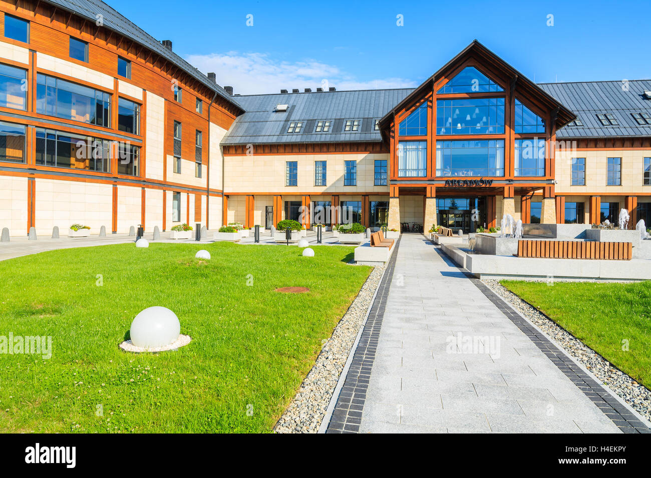 Hotel entrance poland hi-res stock photography and images - Alamy
