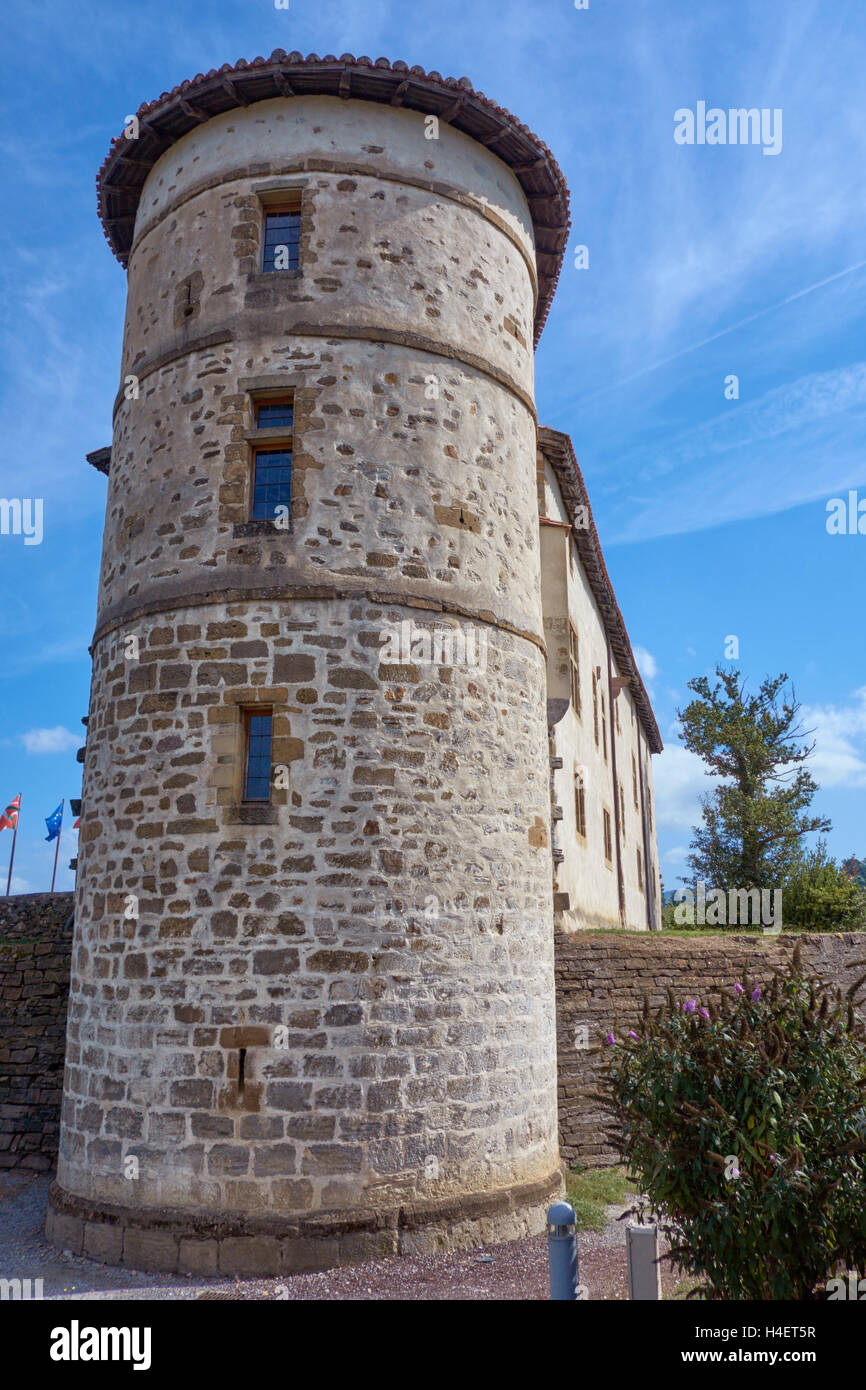 Castle of Barons Ezpeleta. The Mairie (Town Hall). Espelette. Basque ...