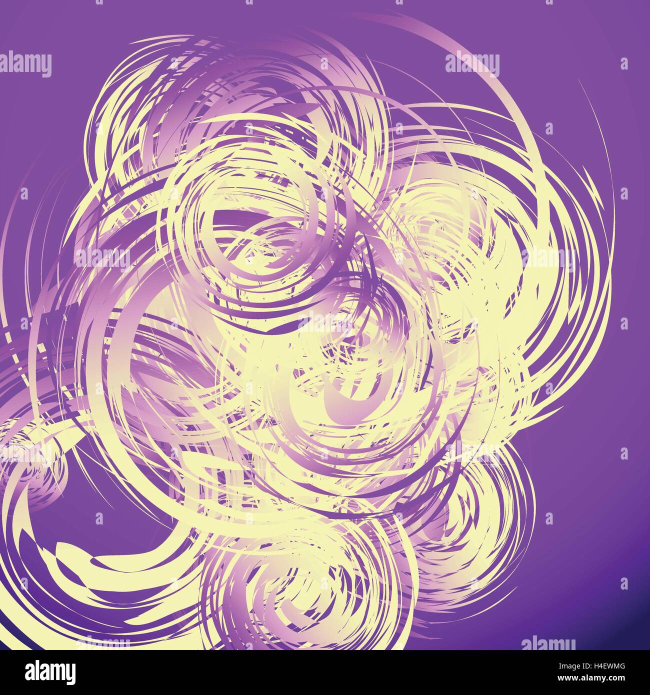 Geometric abstract art with random irregular spirals Stock Vector Image ...