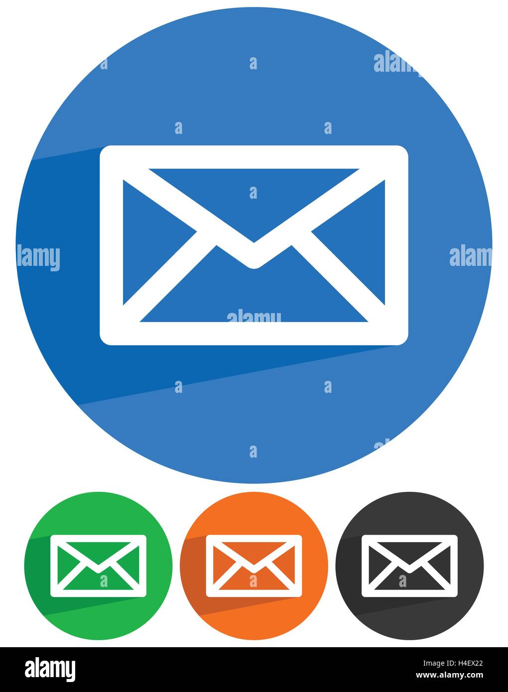 email, letter, envelope symbols. communication, contact, support icon ...