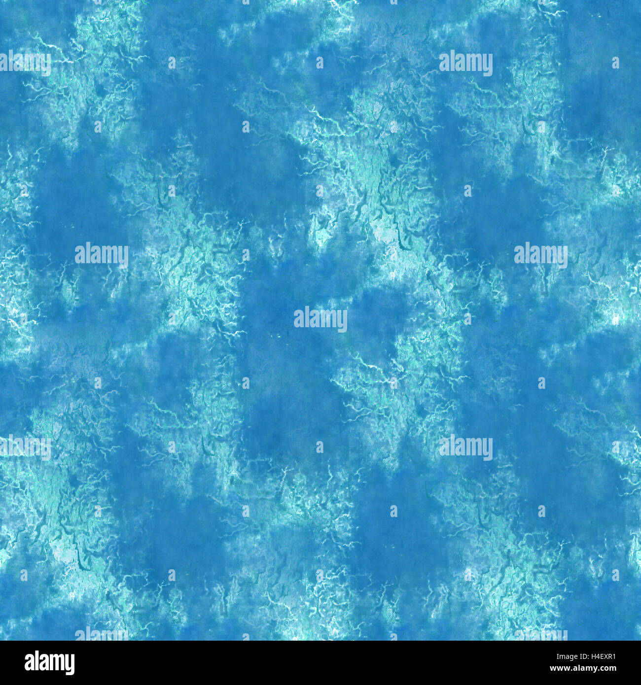 paint abstract blue water sea waves watercolor seamless texture hand ...