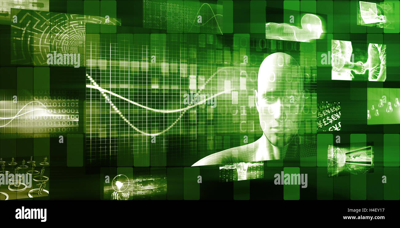 Digital Multimedia with a Media Modern Abstract Stock Photo - Alamy