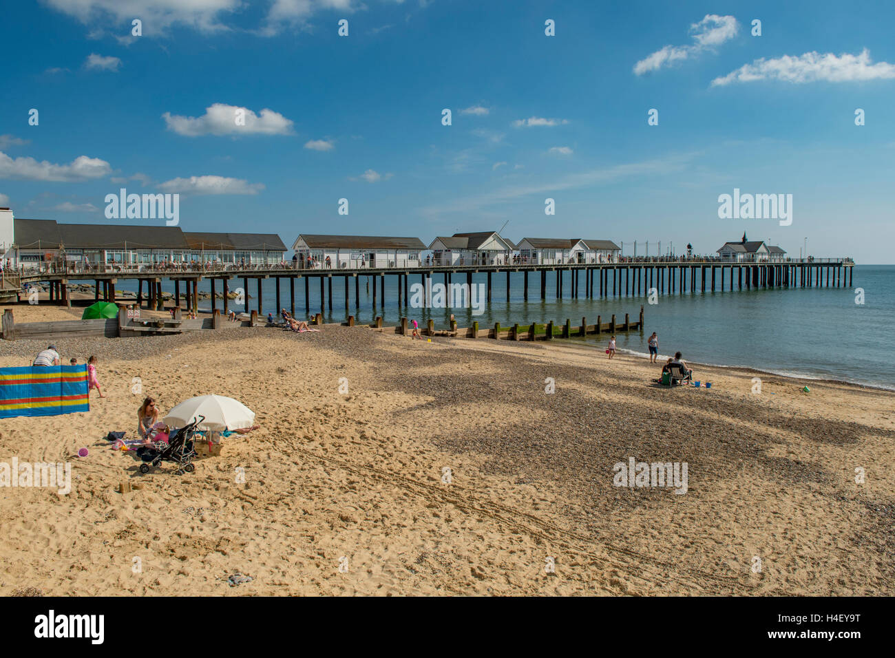 The Pier at Southwold, Suffolk, England Stock Photo