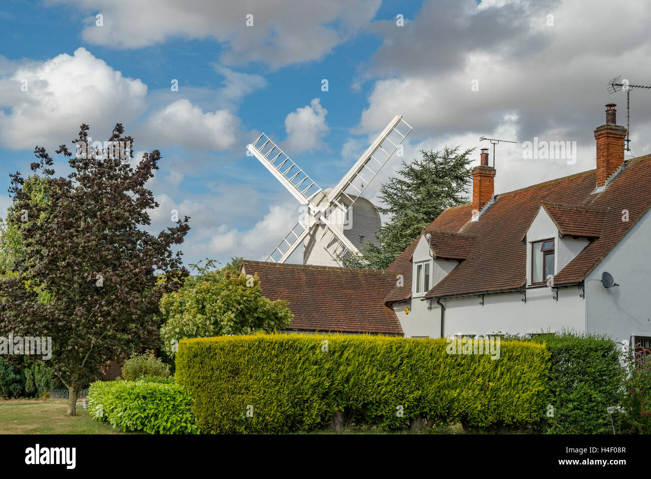 Duck End Windmill, Finchingfield, Essex, England Stock Photo Alamy