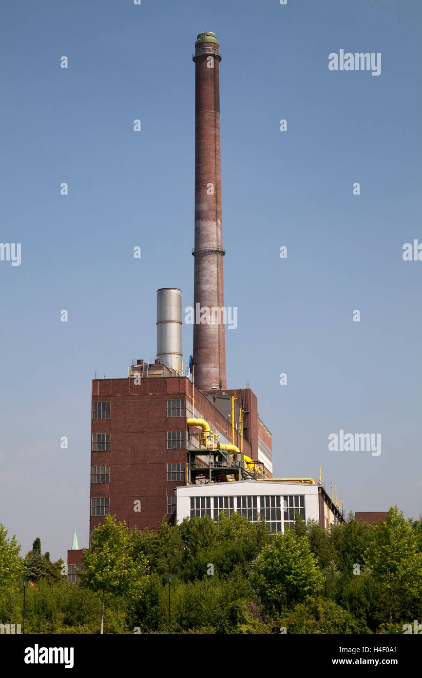 Industrial building, Ruhrort district, Duisburg, Ruhrgebiet area, North Rhine-Westphalia Stock Photo