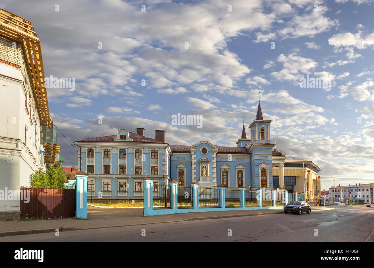 Roman Catholic parish (church) 'Exaltation of the Holy Cross'. Kazan. Tatarstan. Russia (2) Stock Photo