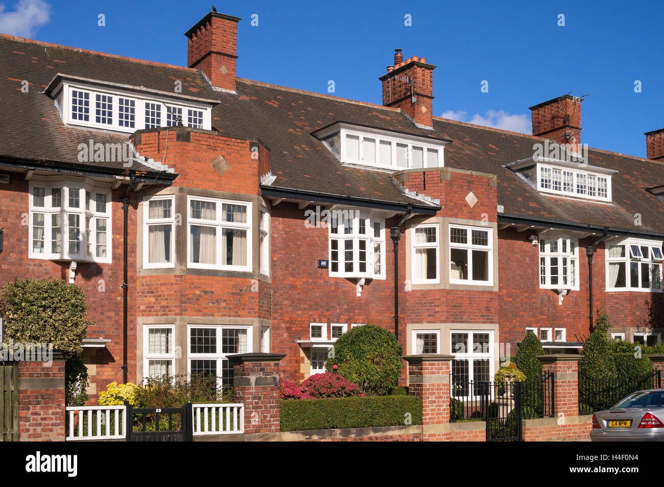 Early 20th century Arts and Crafts houses, Brandling Village, Clayton