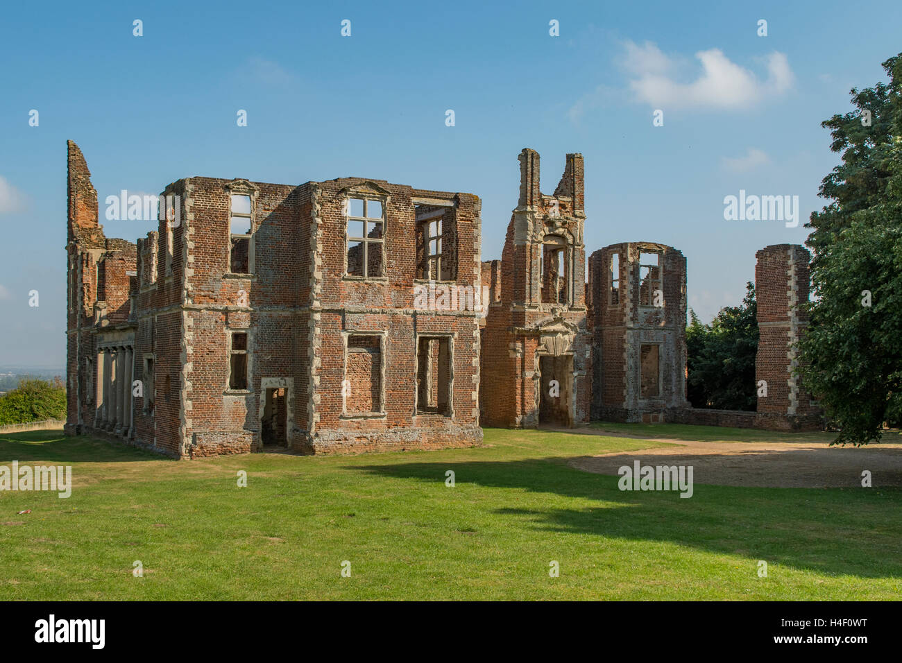 Houghton House Ruins, Ampthill, Bedfordshire, England Stock Photo Alamy