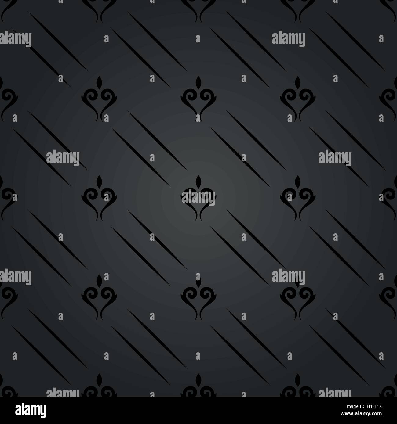 Seamless Vector Pattern With Royal Lily Stock Vector Image & Art - Alamy