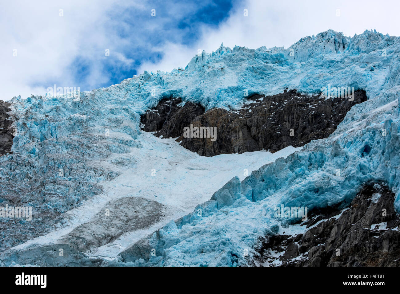 Glacier Kenai fjords, Alaska Stock Photo