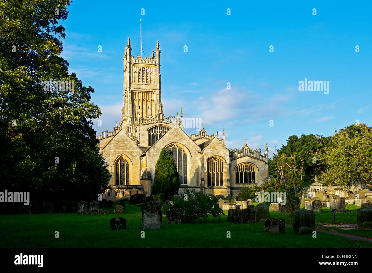 The church of St John the Baptist, Cirencester, Gloucester, England UK Stock Photo