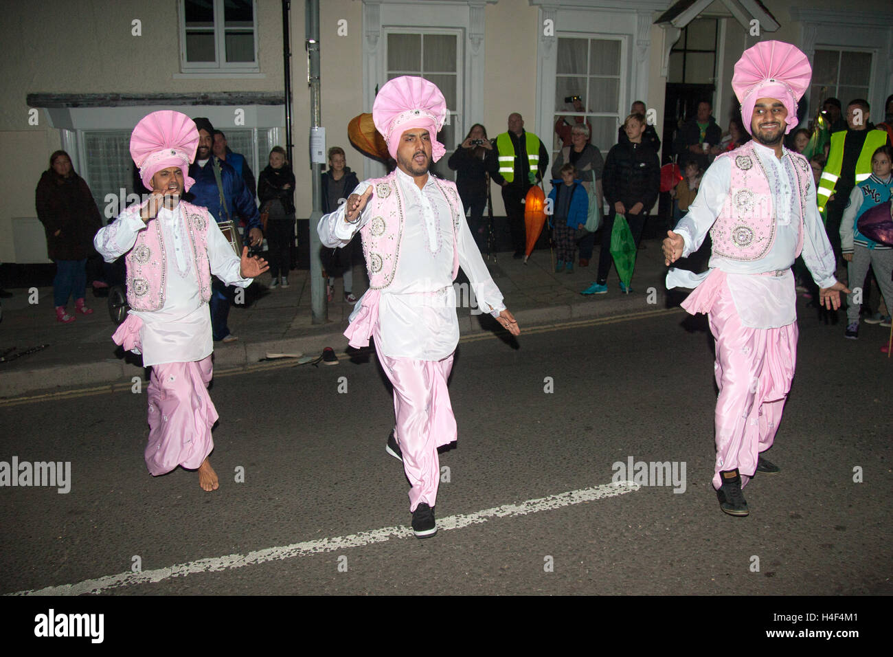 Wrotham Village festival of light and music Kent England UK Stock Photo