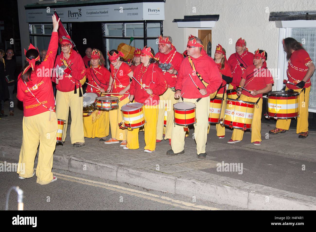 Wrotham Village festival of light and music Kent England UK Stock Photo