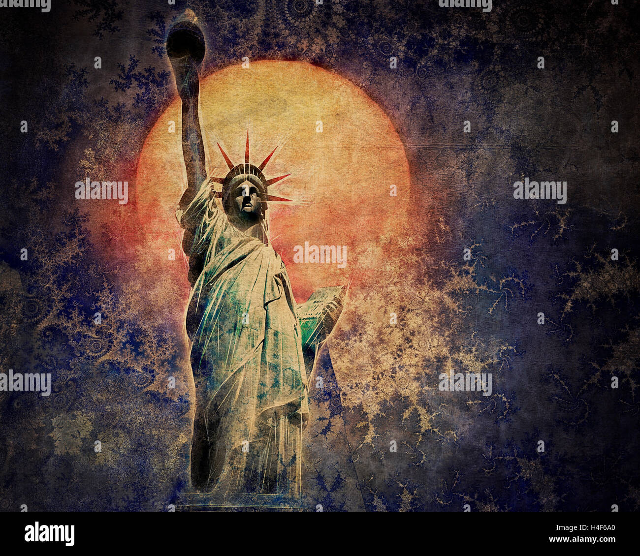 DIGITAL ART: Liberty Stock Photo