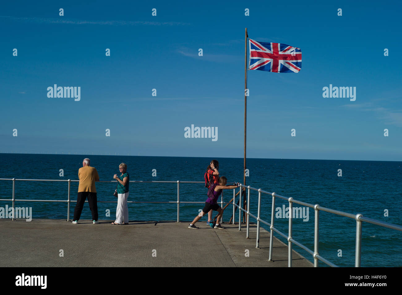 Sheringham A very British seaside resort on the Norfolk Coast, England. Stock Photo