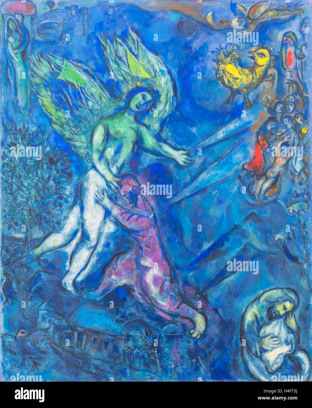 Musee Marc Chagall (National Museum Marc Chagall Biblical Message), Nice, Alpes Maritimes departement, France Stock Photo