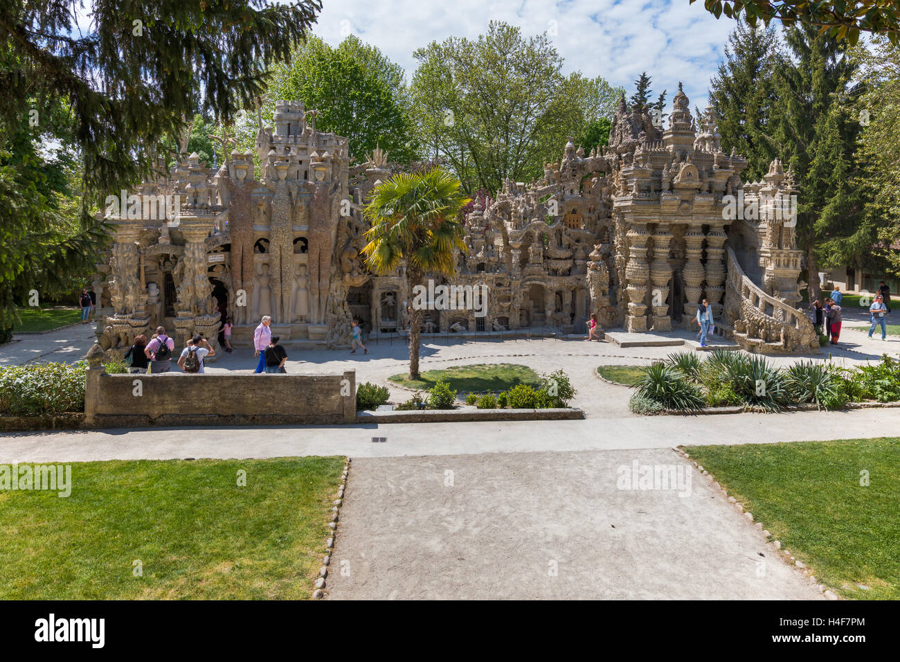 Le Palais ideal, Ideal Palace by Ferdinand Cheval, Hauterives, Drome ...