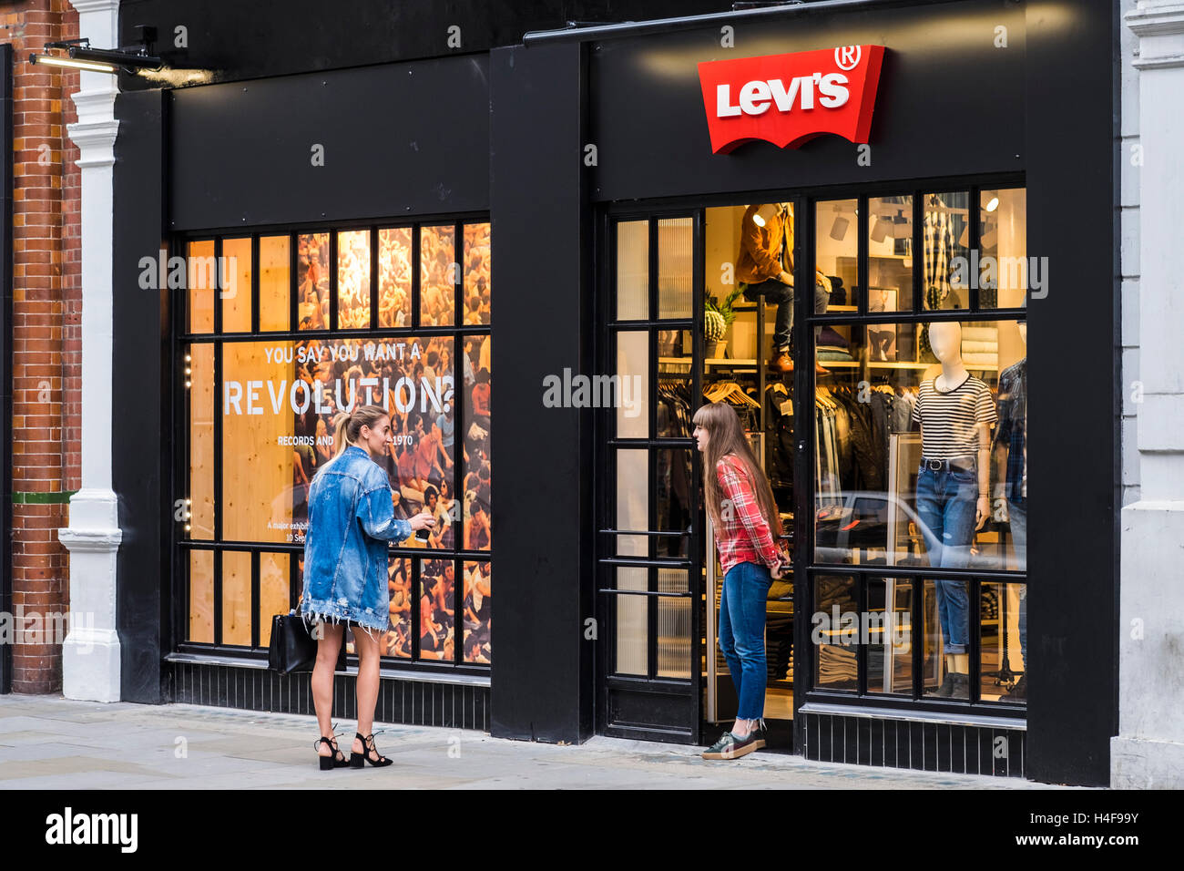 Levi's store, Long Acre, London, England, Stock Photo - Alamy