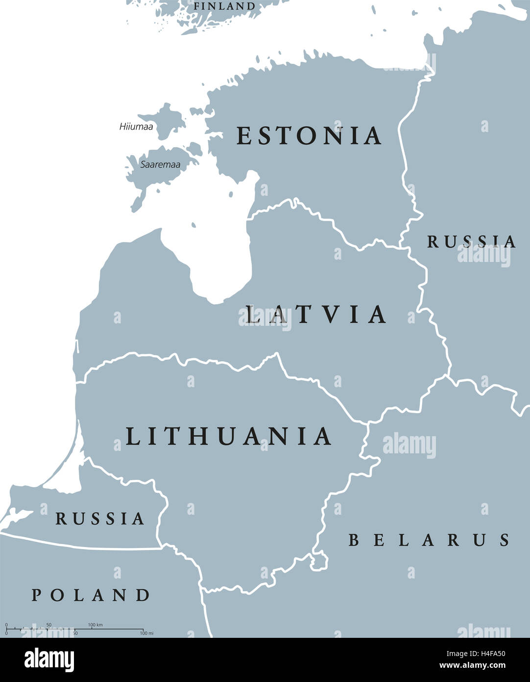 Baltics map High Resolution Stock Photography and Images - Alamy