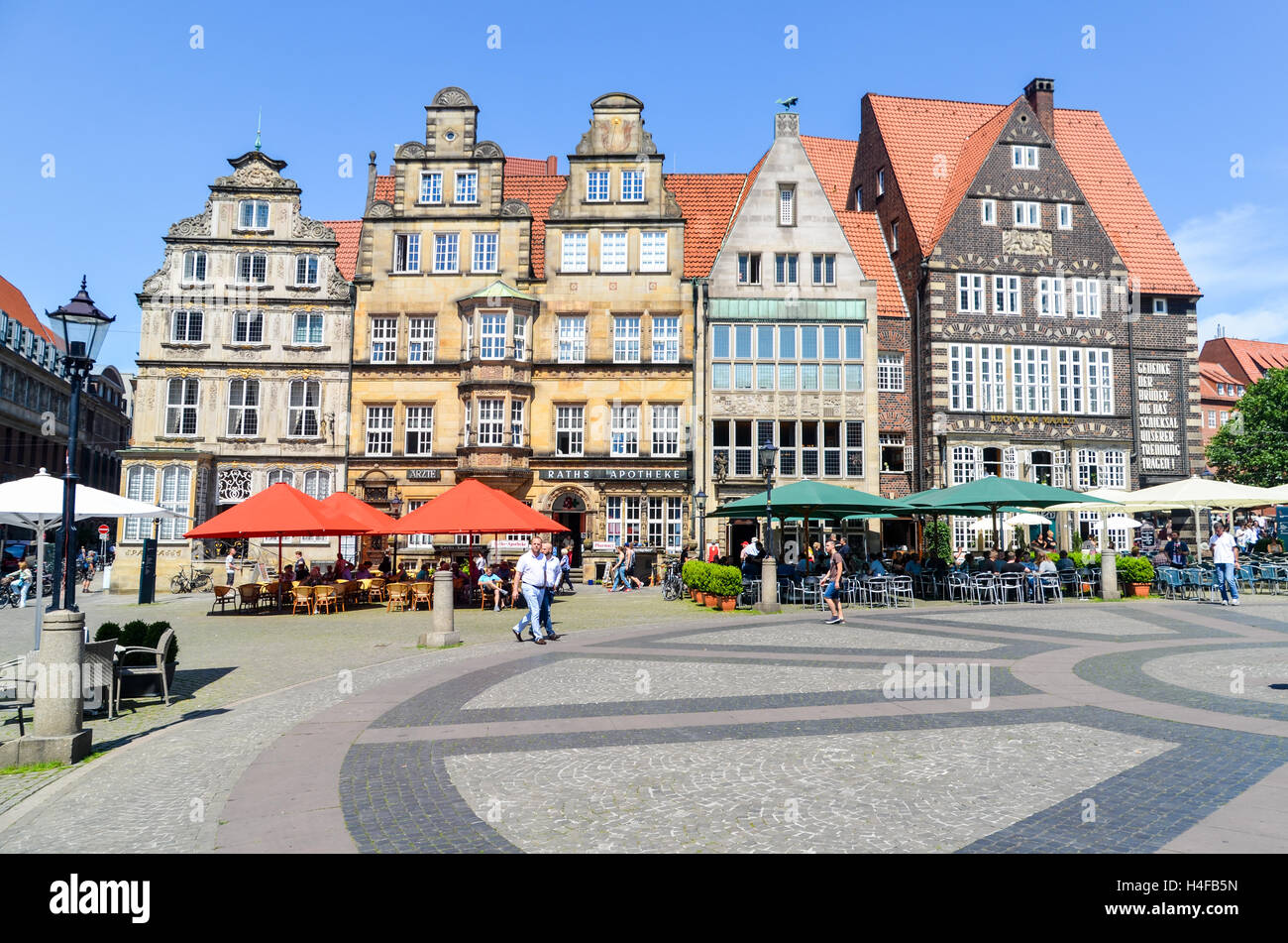 Bremen marketplace, Germany Stock Photo