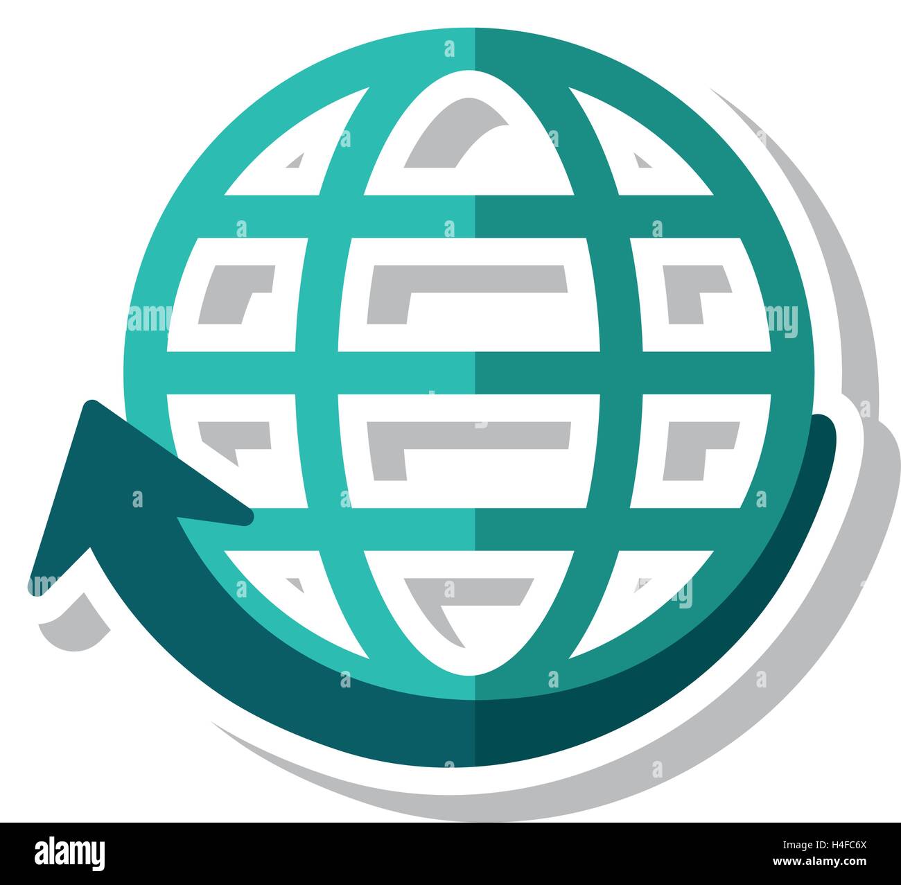 Sphere and global communication design Stock Vector Image & Art Alamy