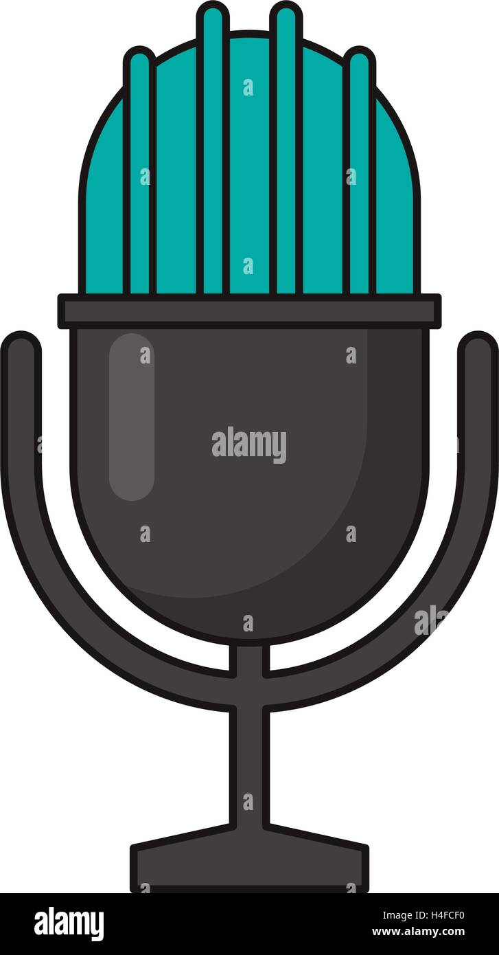 Isolated microphone device design Stock Vector Image & Art - Alamy