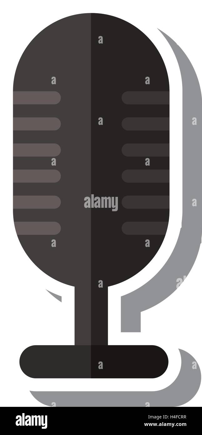 Isolated microphone device design Stock Vector Image & Art - Alamy