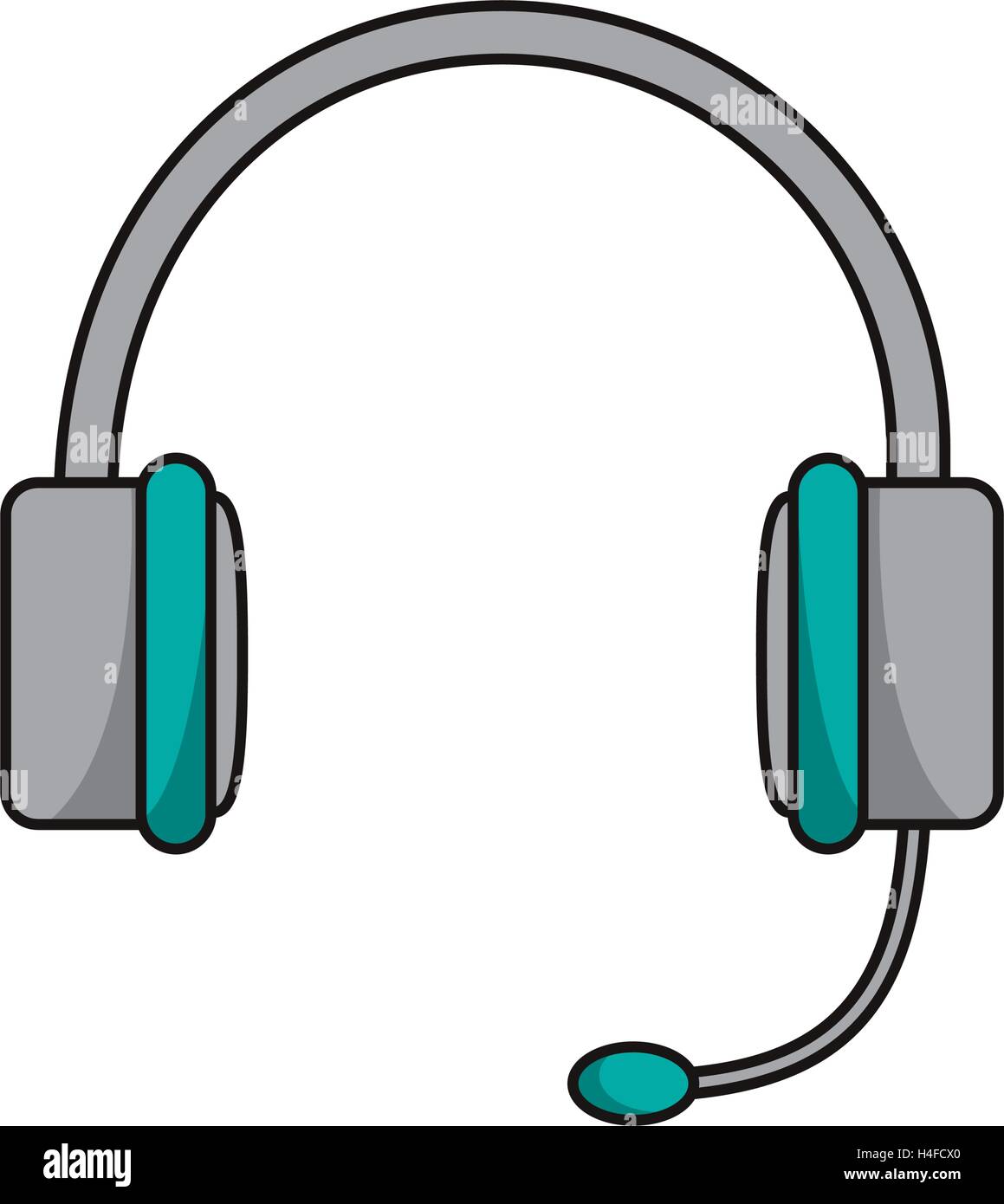Isolated Headphone device design Stock Vector Image & Art - Alamy