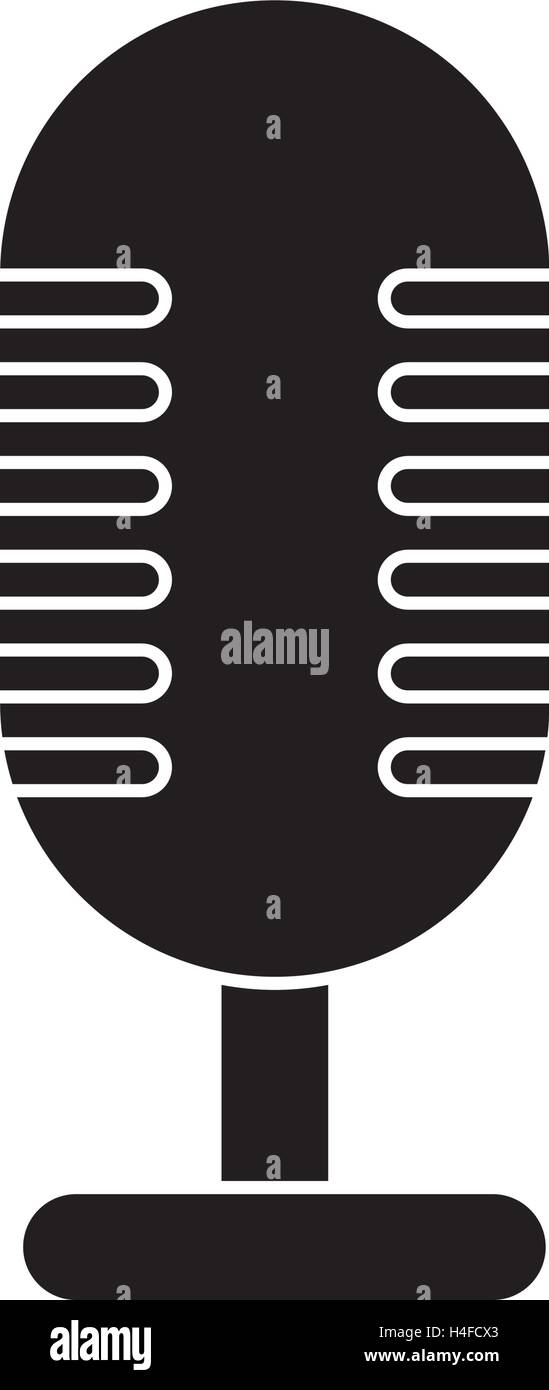 Isolated microphone device design Stock Vector Image & Art - Alamy
