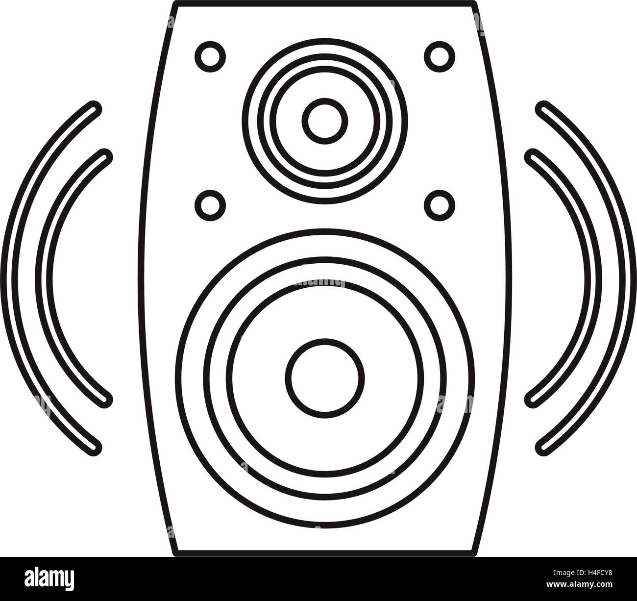 Isolated speaker device design Stock Vector Image & Art - Alamy