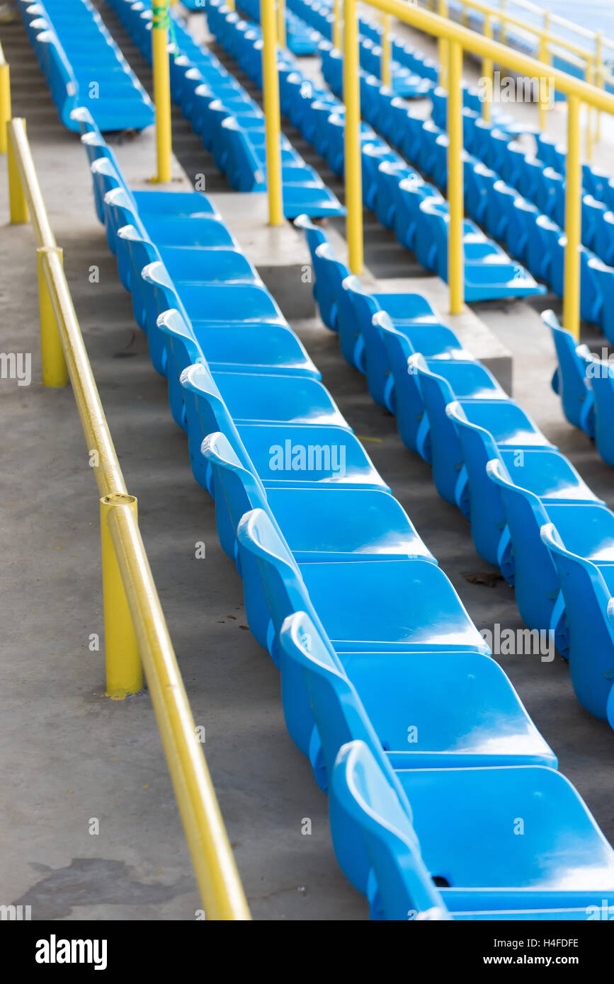 Stadium seats in rows Stock Photo Alamy