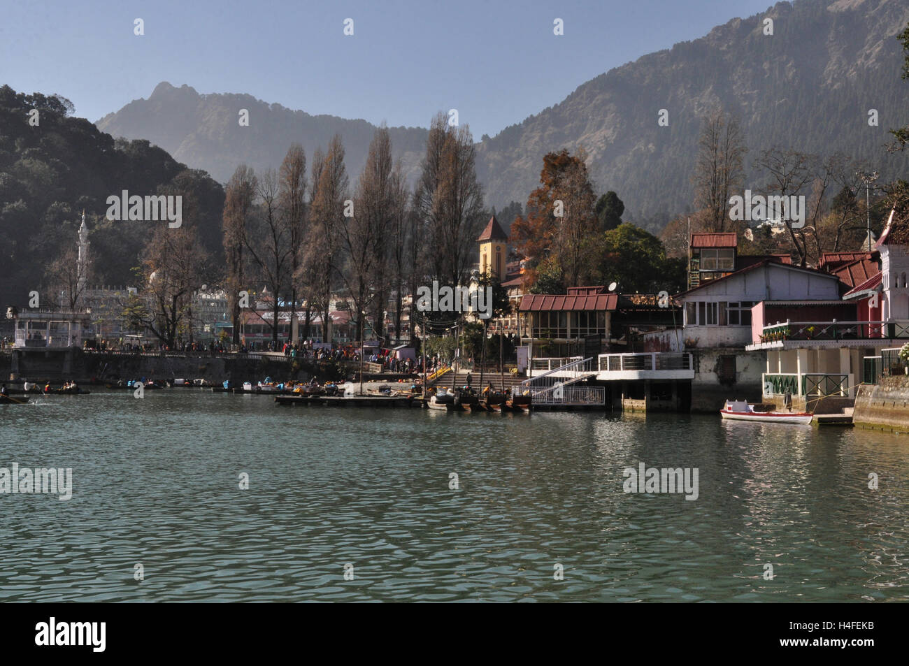 Nainital, Uttarakhand, India November 13, 2015 Boat Point at Mallital