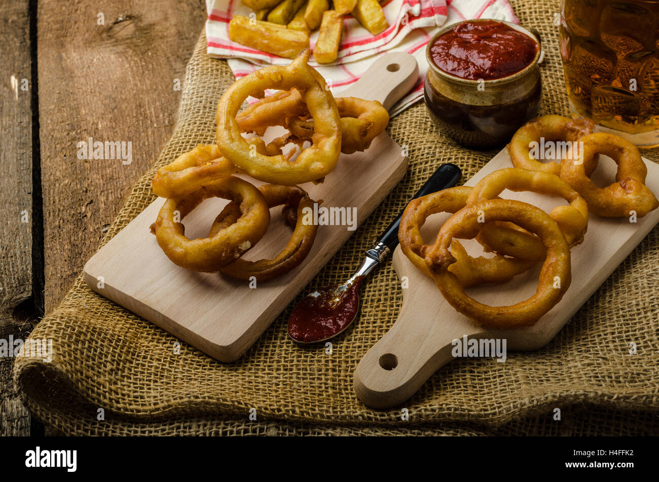 Beer Battered Onion Ring High Resolution Stock Photography and Images ...