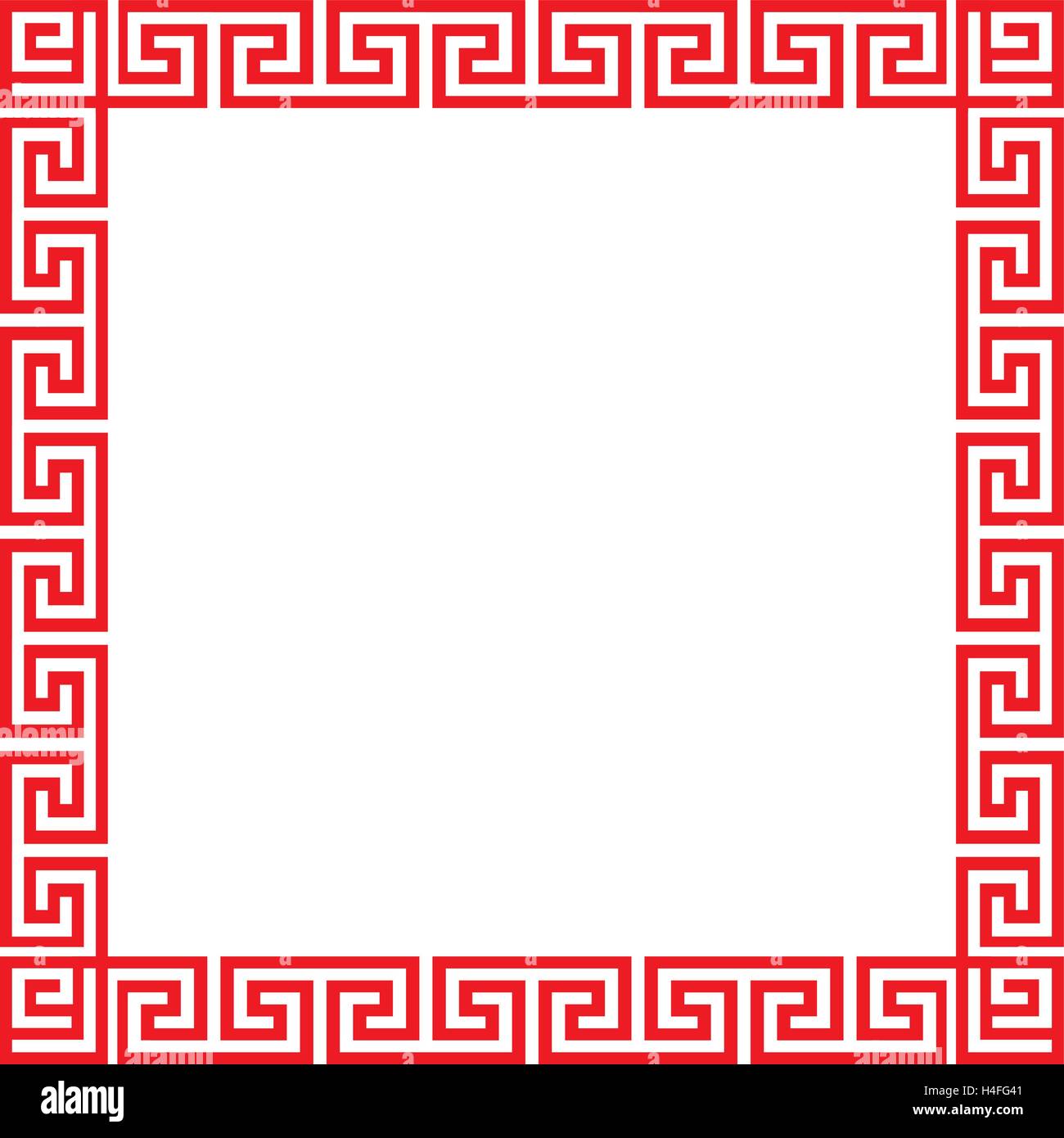 Chinese decorative square frame vector hi-res stock photography and images  - Alamy