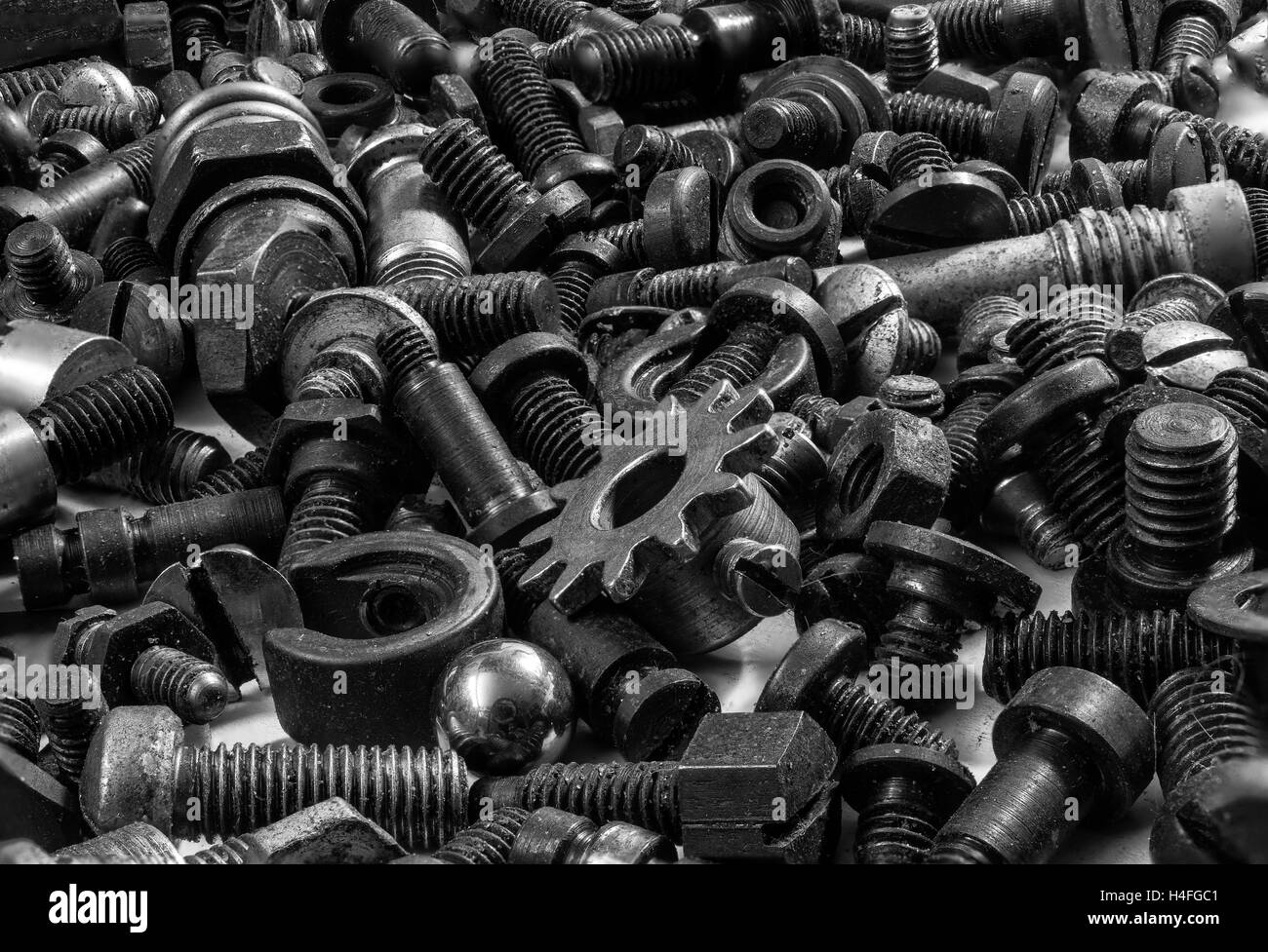 Nuts and Bolts Stock Photo