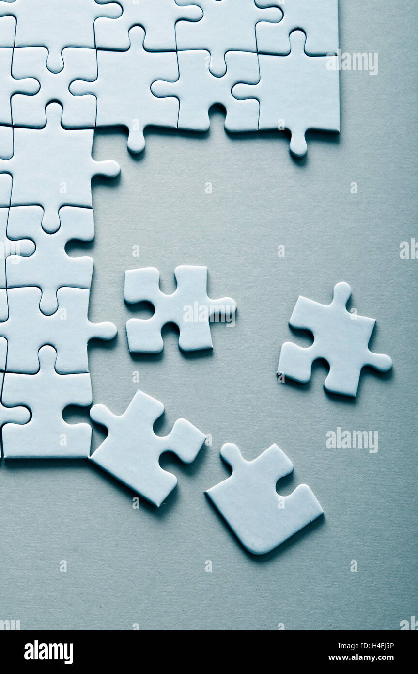 blank jigsaw puzzle Stock Photo - Alamy