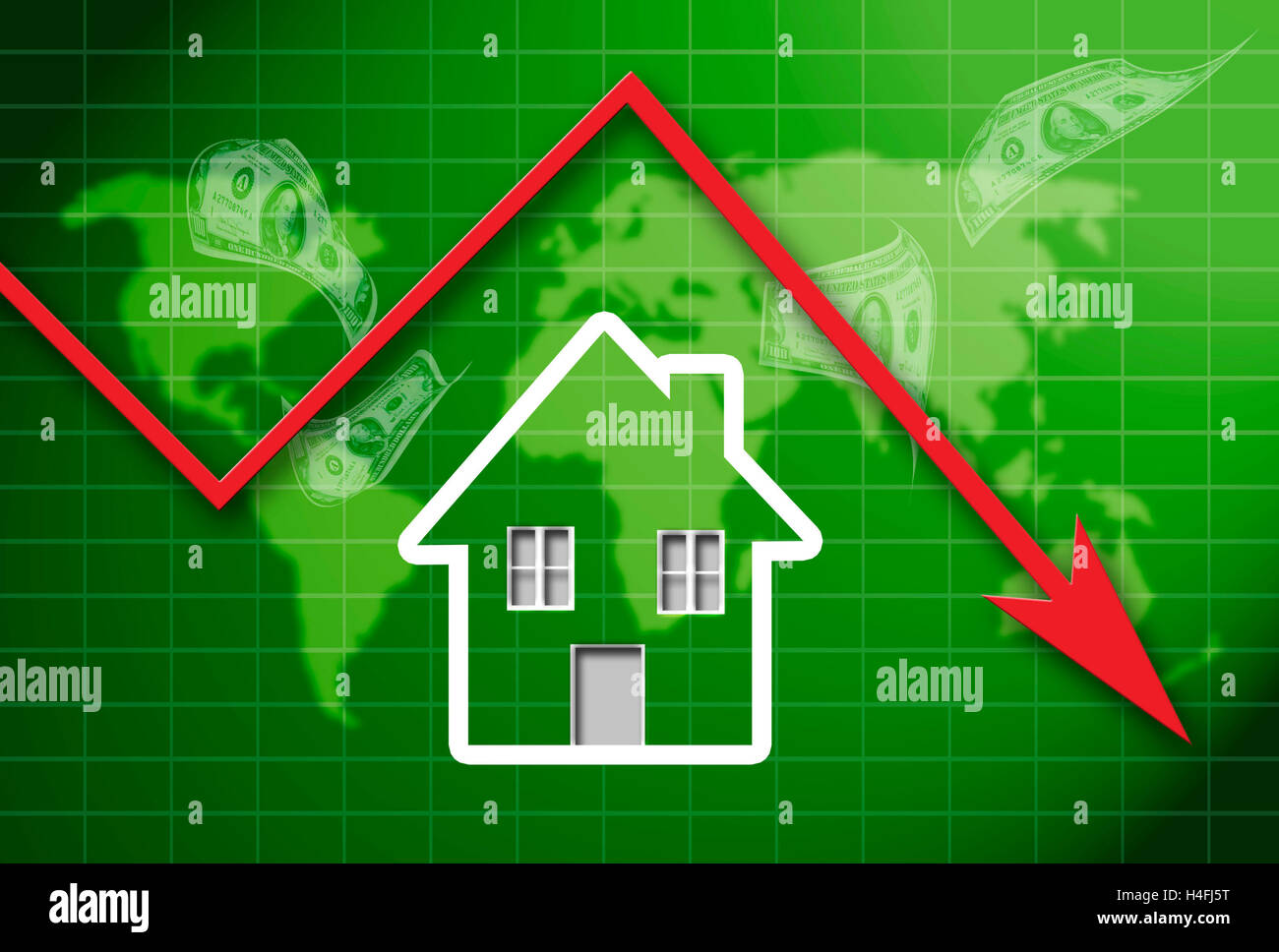 real estate crisis Stock Photo Alamy